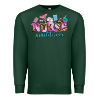 Sports Green nurse practitioner Premium Sweatshirt - AdoDesignShop