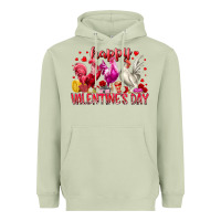 Matcha happy valentines day Heavyweight Hoodie - RacoonDesign
