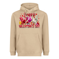 Mushroom happy valentines day Heavyweight Hoodie - RacoonDesign