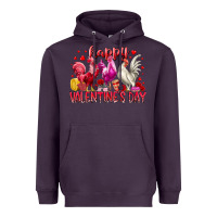 Plum happy valentines day Heavyweight Hoodie - RacoonDesign