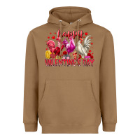 Toasted Coconut happy valentines day Heavyweight Hoodie - RacoonDesign