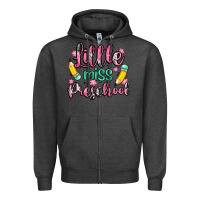 Charcoal Heather little miss preschool Zipper Hoodie - Zillion Design Studio