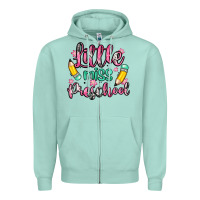 Seafoam little miss preschool Zipper Hoodie - Zillion Design Studio