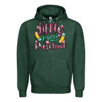 Sports Green little miss preschool Zipper Hoodie - Zillion Design Studio