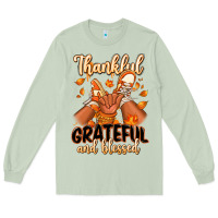 Matcha Thankful grateful and Blessed black baby girl Long Sleeve Tee - RanaPortraitStore