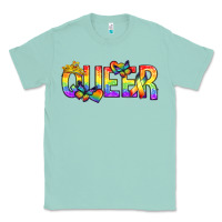 Seafoam queer pride lgbtq Classic Tee - texasbilliewilder