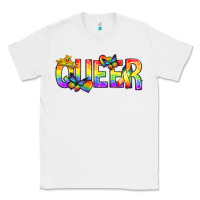 White queer pride lgbtq Classic Tee - texasbilliewilder