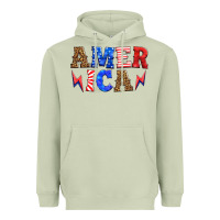 Matcha america thunderbolt Heavyweight Hoodie - HRA Design Shop