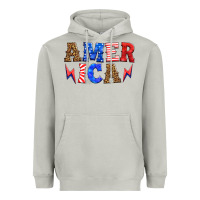 Moon Dust america thunderbolt Heavyweight Hoodie - HRA Design Shop