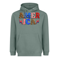 Sage america thunderbolt Heavyweight Hoodie - HRA Design Shop