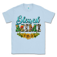 Dusty Blue blessed mimi Classic Tee - BarkalooDesign