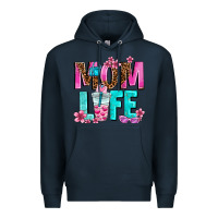 Navy mom life Premium Hoodie - AdoDesignShop