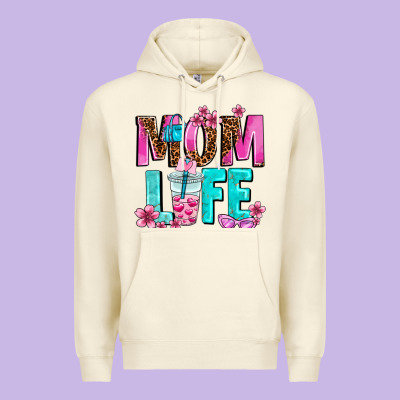 Mom Life Premium Hoodie Designed By Adodesignshop