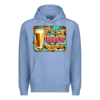 Colony Blue beer and sunshine Premium Hoodie - Jasminsmagicworld
