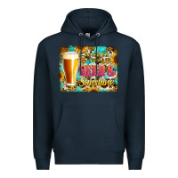 Navy beer and sunshine Premium Hoodie - Jasminsmagicworld