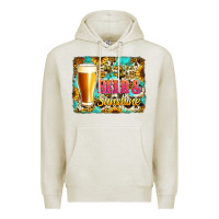 Oatmeal Heather beer and sunshine Premium Hoodie - Jasminsmagicworld