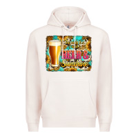 Pale Pink beer and sunshine Premium Hoodie - Jasminsmagicworld