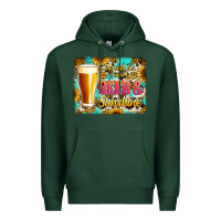 Sports Green beer and sunshine Premium Hoodie - Jasminsmagicworld