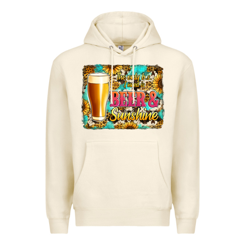 Beer And Sunshine Premium Hoodie by Jasminsmagicworld | Teevron
