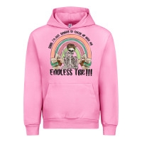 Fuchsia Pink endless tbr Urban Hoodie - MaliasSmallBusiness