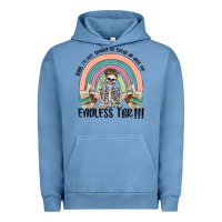 Pigment Pebble Blue endless tbr Urban Hoodie - MaliasSmallBusiness