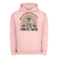 Pigment Salmon endless tbr Urban Hoodie - MaliasSmallBusiness