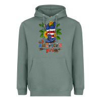 Sage all american girl cowboy boot with sunflower Heavyweight Hoodie - HRA Design Shop