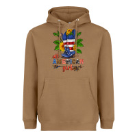 Toasted Coconut all american girl cowboy boot with sunflower Heavyweight Hoodie - HRA Design Shop