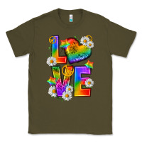 Army Green pride love Classic Tee - texasbilliewilder