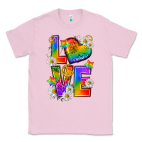 Bubblegum Pink pride love Classic Tee - texasbilliewilder