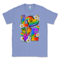 Colony Blue pride love Classic Tee - texasbilliewilder