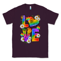 Plum pride love Classic Tee - texasbilliewilder