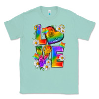Seafoam pride love Classic Tee - texasbilliewilder