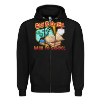 Black game over back to school Zipper Hoodie - texasbilliewilder