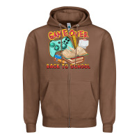Chestnut game over back to school Zipper Hoodie - texasbilliewilder