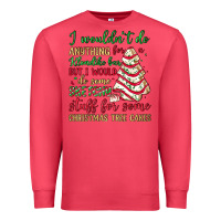 Cardinal sketchy stuff for some christmas tree cakes Premium Sweatshirt - JahusDesignShop