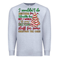 Heather Grey sketchy stuff for some christmas tree cakes Premium Sweatshirt - JahusDesignShop