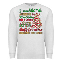 Oatmeal Heather sketchy stuff for some christmas tree cakes Premium Sweatshirt - JahusDesignShop