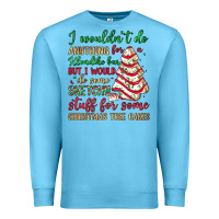 Ocean Blue sketchy stuff for some christmas tree cakes Premium Sweatshirt - JahusDesignShop