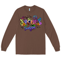 Chestnut It's spooky season Long Sleeve Tee - RanaPortraitStore