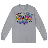 Heather Grey It's spooky season Long Sleeve Tee - RanaPortraitStore
