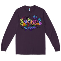 Plum It's spooky season Long Sleeve Tee - RanaPortraitStore