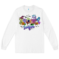 White It's spooky season Long Sleeve Tee - RanaPortraitStore