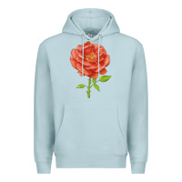 Blue Mist all a twitter rose Premium Hoodie - LillyAllenDesigns
