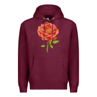 Burgundy all a twitter rose Premium Hoodie - LillyAllenDesigns