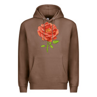 Chestnut all a twitter rose Premium Hoodie - LillyAllenDesigns