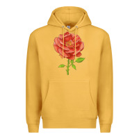Mustard all a twitter rose Premium Hoodie - LillyAllenDesigns