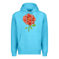 Ocean Blue all a twitter rose Premium Hoodie - LillyAllenDesigns