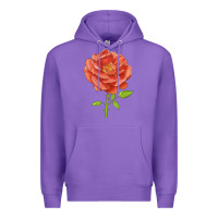 Purple all a twitter rose Premium Hoodie - LillyAllenDesigns