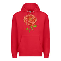 Red all a twitter rose Premium Hoodie - LillyAllenDesigns
